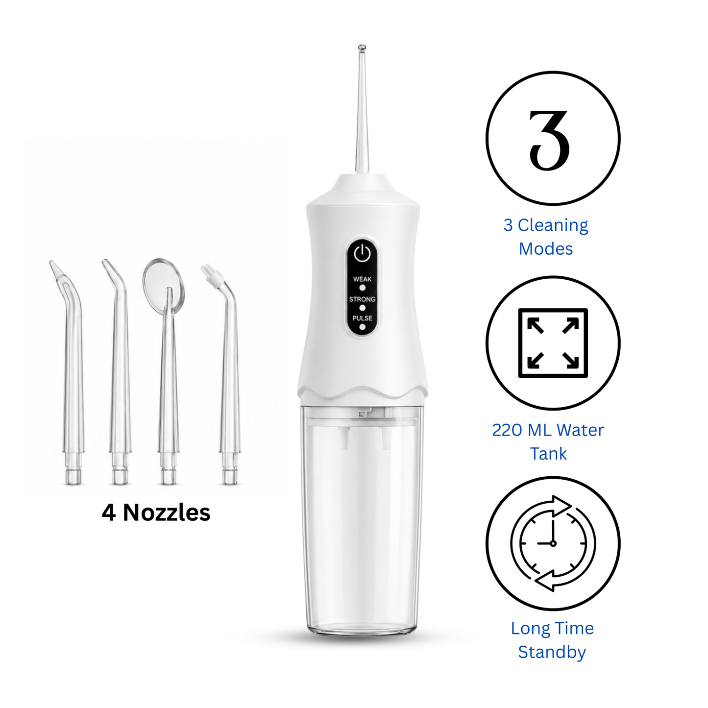 Oraluxe Portable Water Flosser