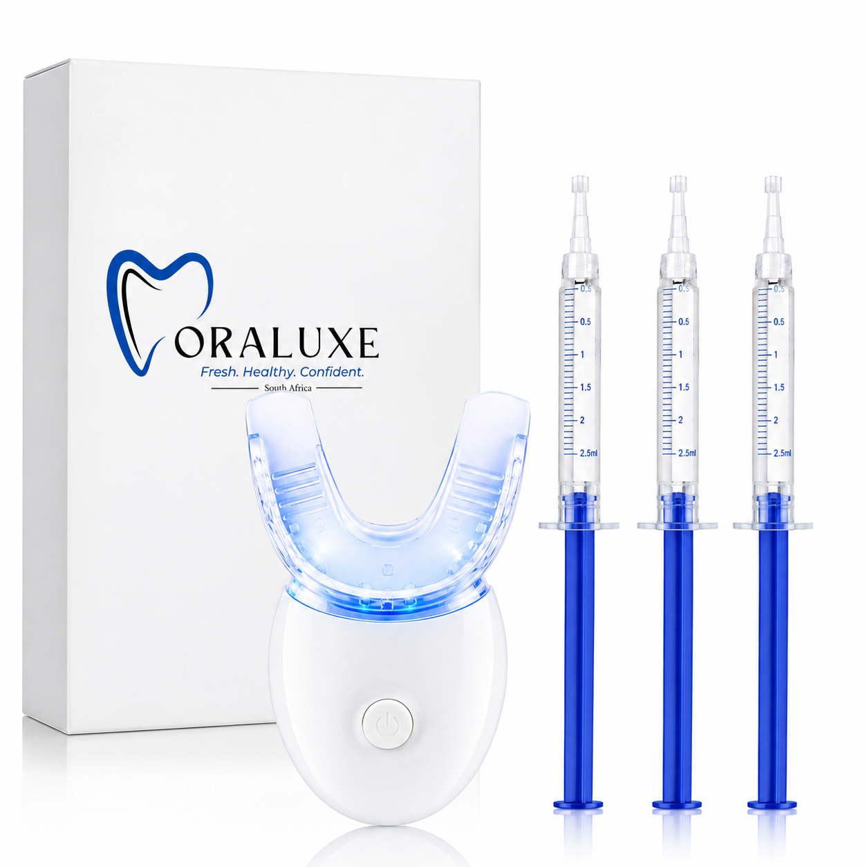 Oraluxe LED Teeth Whitening Kit